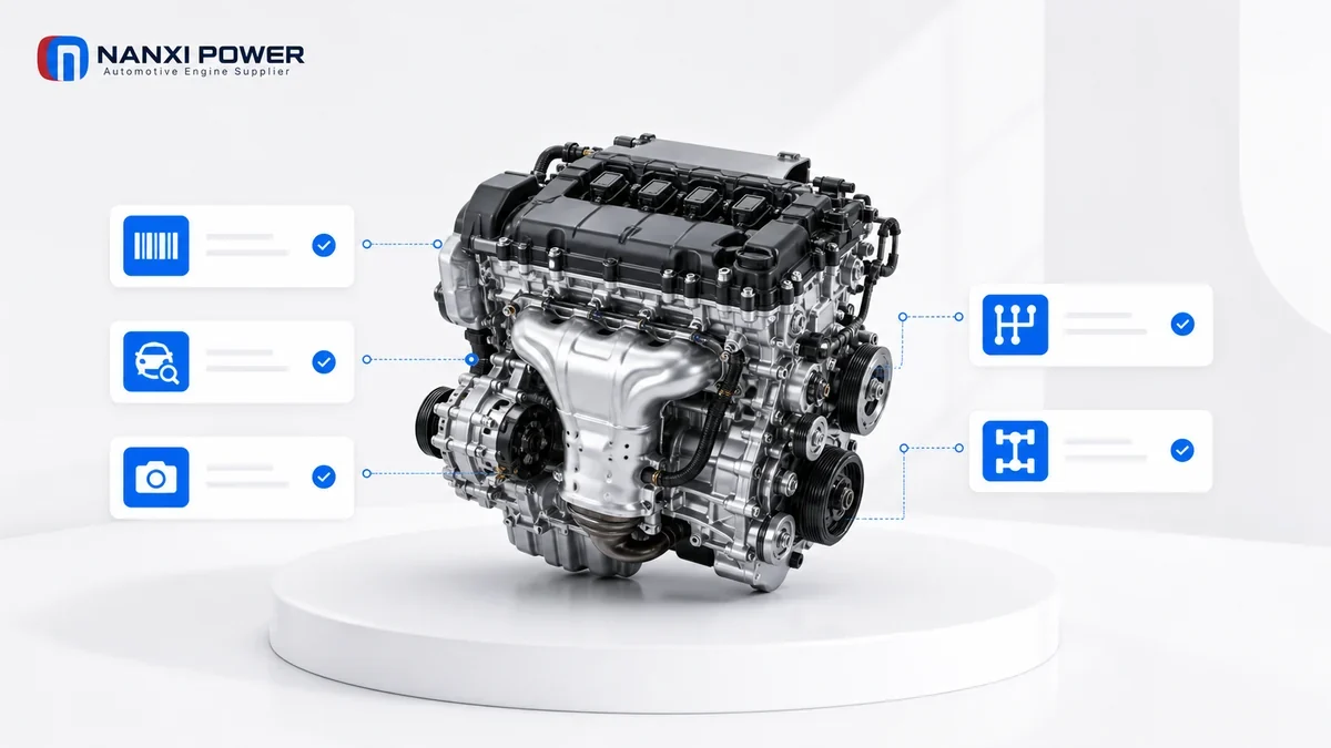 Replacement engine ordering checklist for international B2B buyers